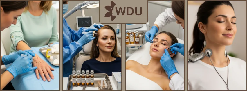 Women's regenerative clinic in Perth Australia, Wellness Down Under (WDU), specializing in non-surgical beauty treatments.